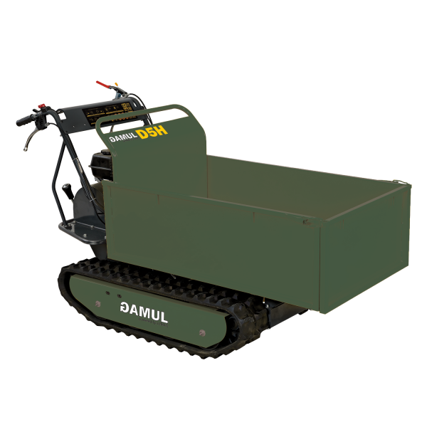 GAMUL powered by LUMAG Mini-Raupendumper mit Kipphydraulik D5H